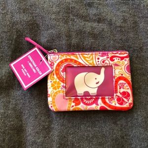 Mini elephant keychain wallet